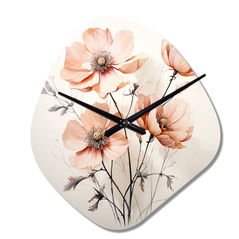 Horloge murale asymétrique moderne Derico, Petit