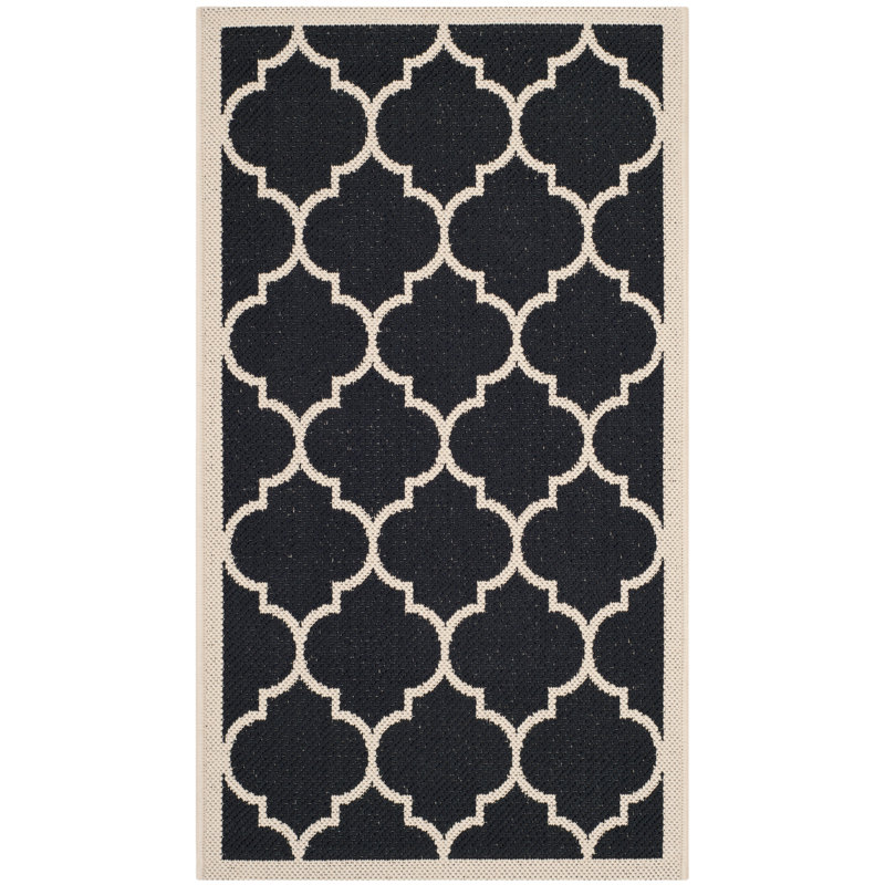 Herefordshire Performance Geometric Indoor/Outdoor Area Rug, Rectangle 2' x 3'7"