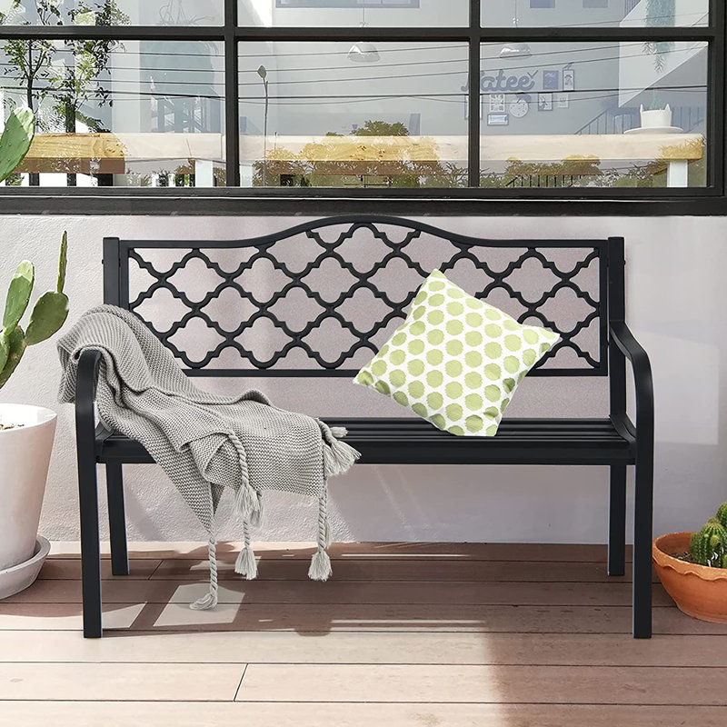 Rocha Steel Park Bench