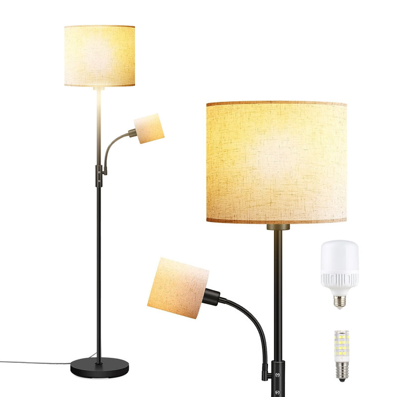 Lampe sur pied 67.32In Mother Daughter Lamp 3200K, Beige