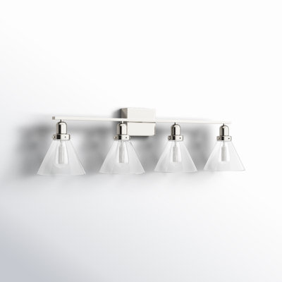 Catalina 4 Light Transparent Dimmable Bath Sconce