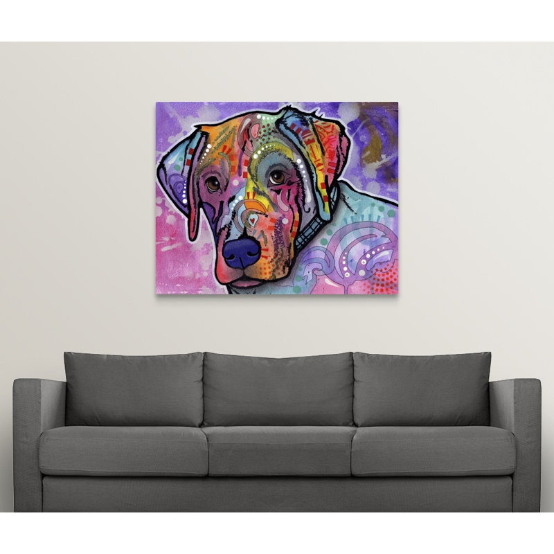 " Petunia " by Dean Russo, Canvas, 38" H x 48" W x 1.5" D