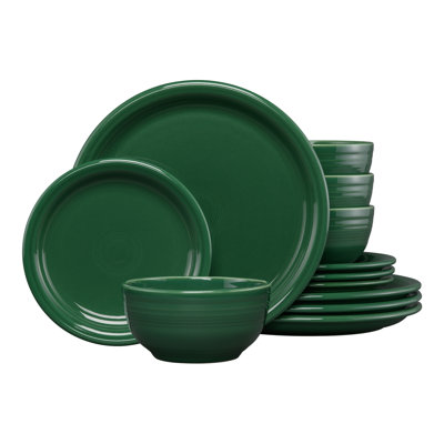 Fiesta Bistro Coupe 12-Piece Dinnerware Set, Service for 4