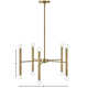 Jamir 10 - Light Dimmable Sputnik Modern Linear Chandelier