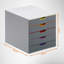 5 Drawer Unit Desktop Drawer Set 28 x 29 x 36 cm