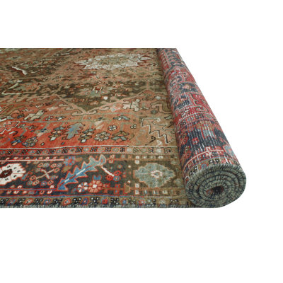 Khylar Heriz Omeed Rust Rug