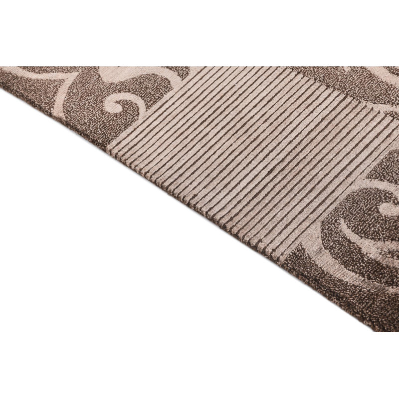 Tapis brun chocolat Outen