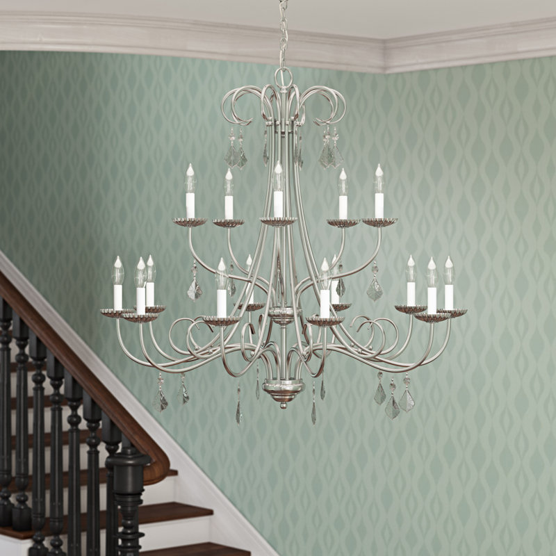 Blaney 15 - Light Dimmable Chandelier, Polished Chrome
