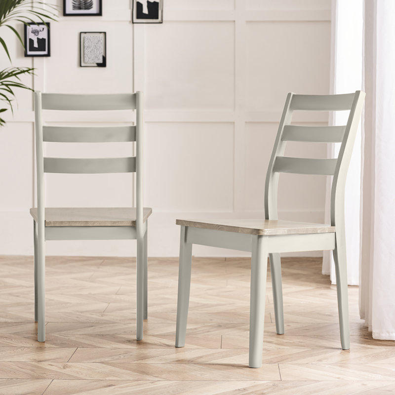 Drea Solid Wood Dining Chair, Whitewash