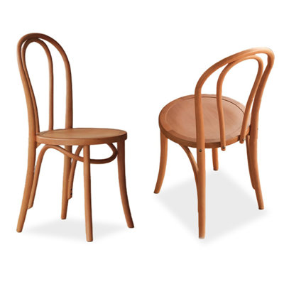 Cherry Solid back side Chair(Set of 2)
