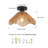 Tamoa 12” Rattan Flush Mount