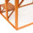 Large Wooden Outdoor Cat House Catio Enclosure, Kitten Cage with Weather Protection, Cat Patio with 6 Platforms - 71"L, Orange