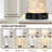 29” Elegant Shell-Inspired Table Lamp with USB Charging Ports, LED Bulbs and Nightlight-1429284129