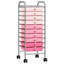 Baghdasar 90cm H x 36.5cm W Utility Cart with Wheels-1499258255