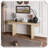 66 Inch Extra Wide Real Wood Veneered Console Table, Minimalist Design For Entryway And Living Room, Distressed Oak Finish-1747860340