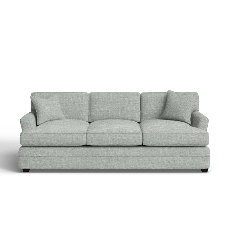 Harriss Upholstered 91'' Sofa, Conversation Capri Basketweave