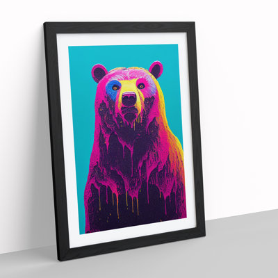 XV1022-4058X Splashed Bear No.4 Abstract - Print