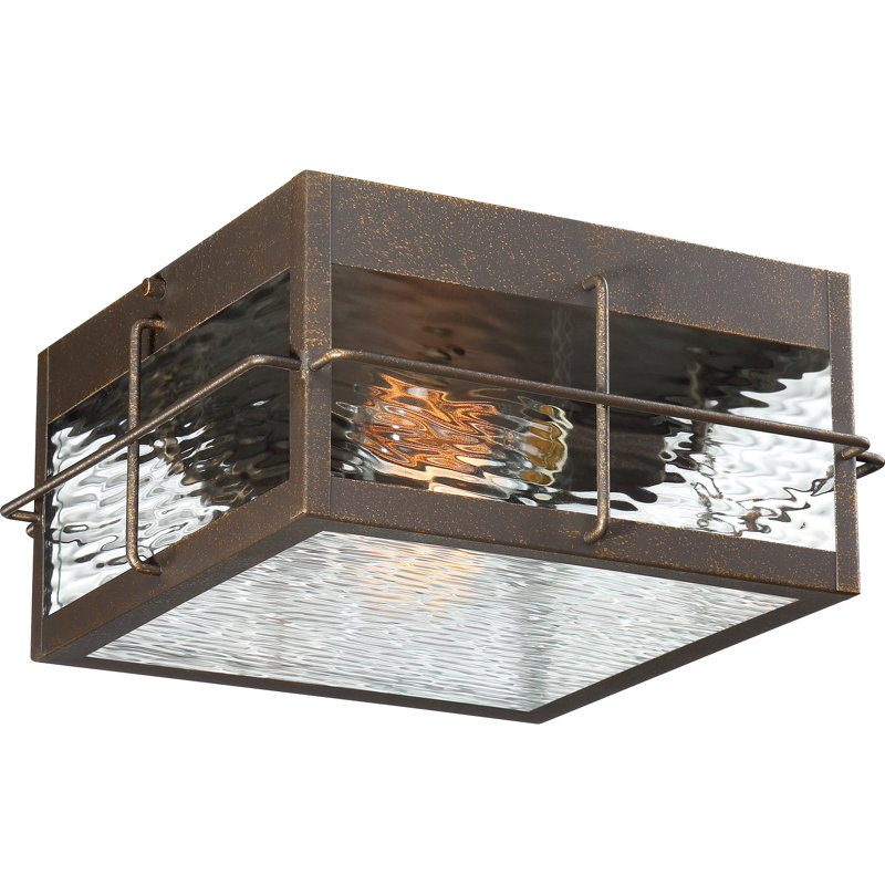 Plafonnier encastré d'extérieur 2 lumières Lasky