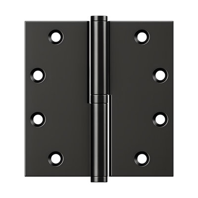 DSBLO4510B-RH Charnière carrée à décollement carré 4 po x 4 1/2 po à finition droite bronze huilé