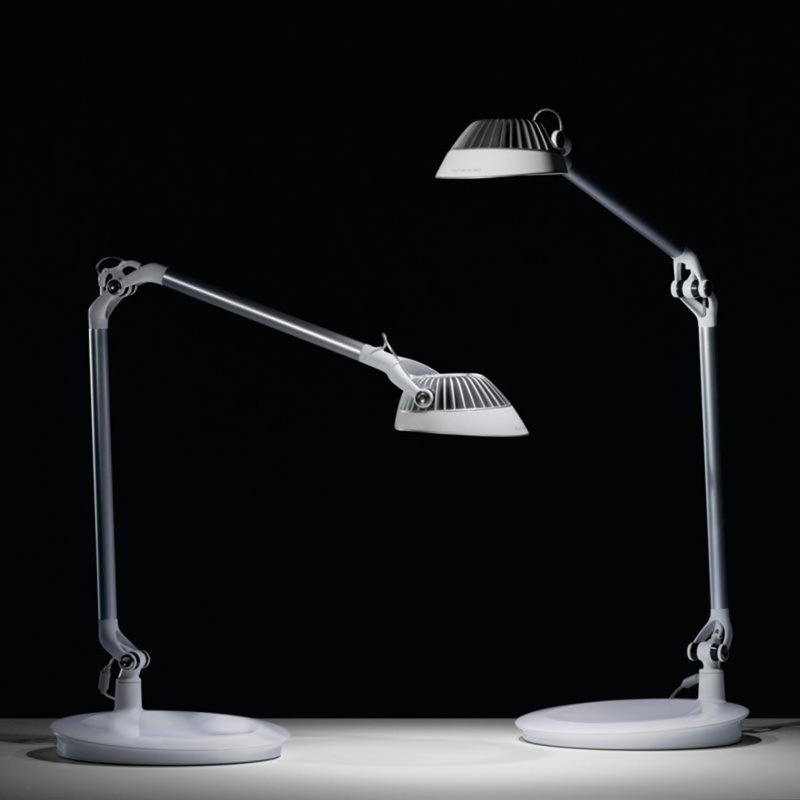 Element Vision 22" Desk Lamp, Silver
