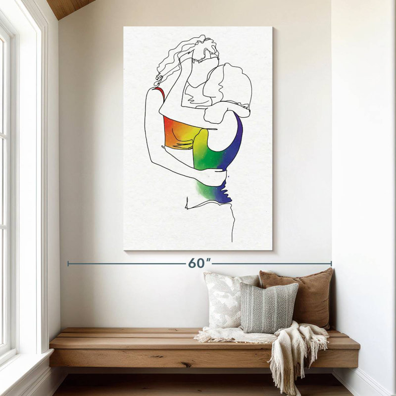 Lesbians In Love, 51" H x 34" W