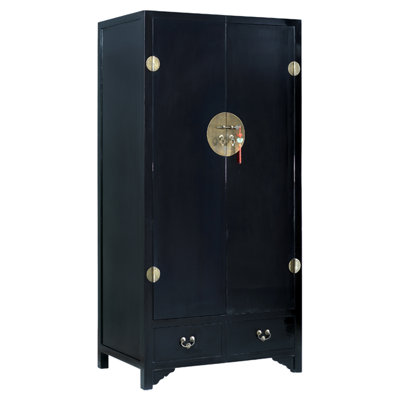 Hangzhou 2 Door Wood Wardrobe
