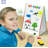 Scribbledo Table Top White Board Magnetic Easel For Kids Dry Erase Drawing Board Toddler Writing Tabletop Whiteboard With 6 Dry Erase Markers And 1 Eraser Included