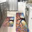 Arbre coloré, ensemble de 2 tapis de cuisine