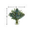 Traditional Thistle Hydrangea and Lilac Arrangement in Glass Vase with Rope Accent-83630999