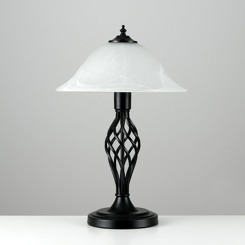 Mancia Metal Table Lamp, Chrome, Yes