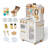 Teamson Kids Little Chef Memphis Wooden Pretend Play Kitchen with 16 Accessories and and Interactive Toy Appliances-89292708