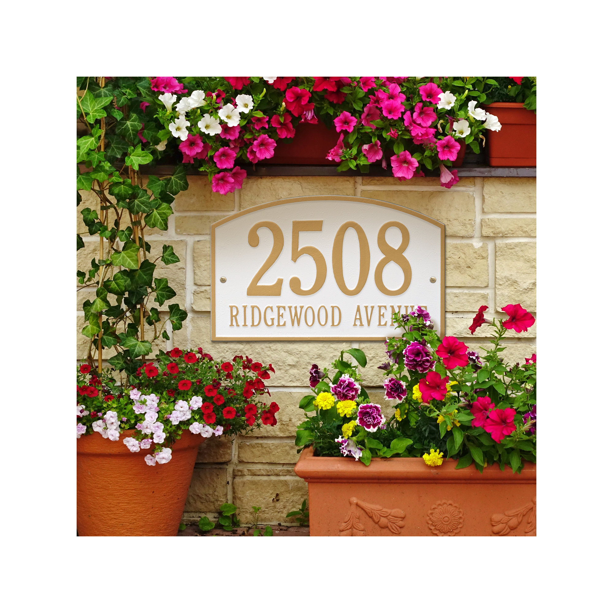 Legacy 2-Line Wall Address Plaque