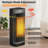 PTC Space Heater with Thermostat, Oscillation, and Timer, 16 Inch Portable-111151361