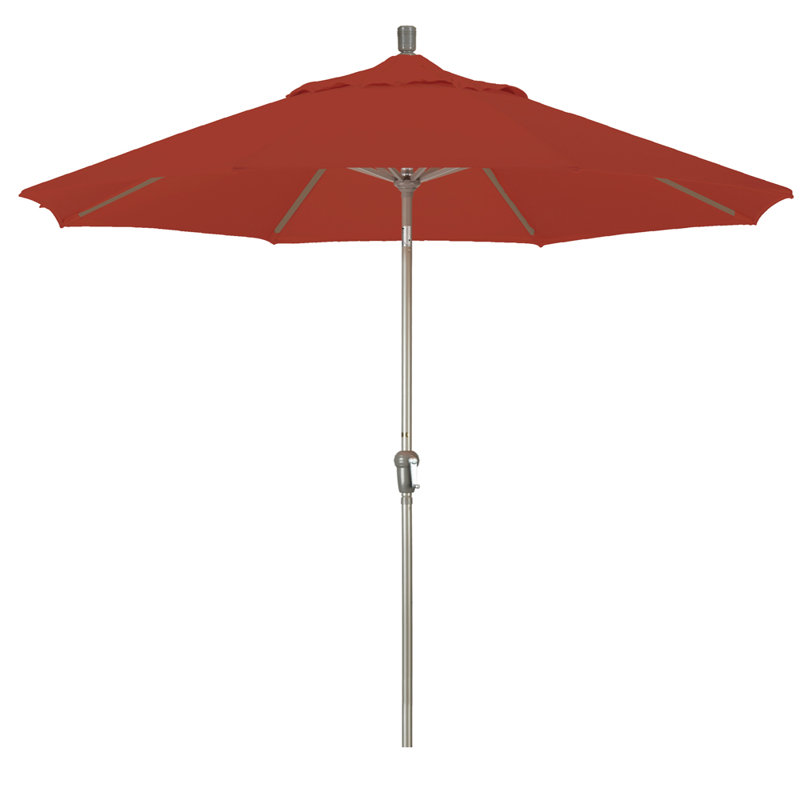 Parasol de marché 9 pi Bryleigh, Rouge - oléfine