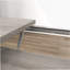 Table de cuisine extensible de style nordique, table de salle à manger extensible, avec base en tréteaux robuste-1904470486