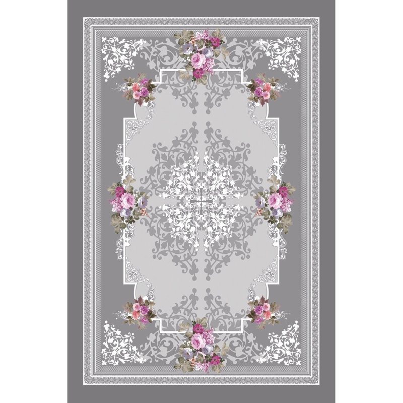 Premium 3D Printed Area Rug, 5.2 x 7.5 Feet, 100% Polyester, 650 g/m² | Antibacterial, Non-Slip PVC Dot Underside, Machine Washable | Ideal for Living Room, Bedroom & Home Decor, Soft Pile Height: 0.3 Inches