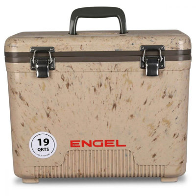 Engel Coolers 19 Quart 32 Can Lightweight Insulated Ice Cooler Drybox