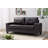 Swansea Modular Dark Brown Sofa Faux Leather-147430089