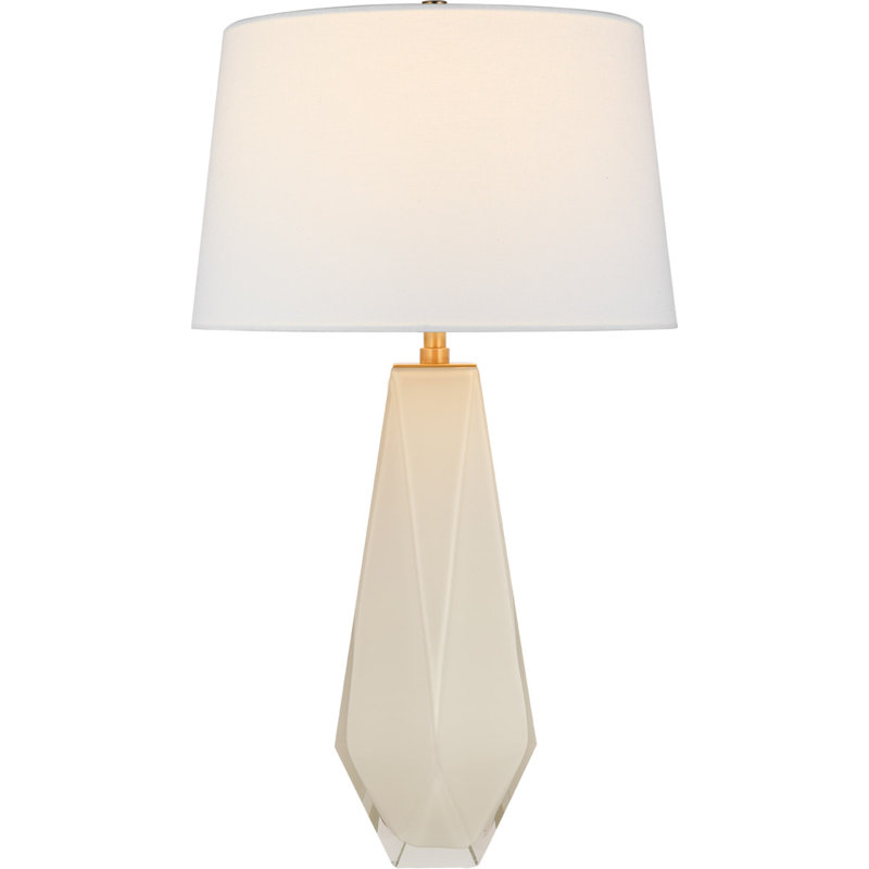Chapman & Myers Gemma Table Lamp, White, 29" H x 17.5" W x 17.5" D