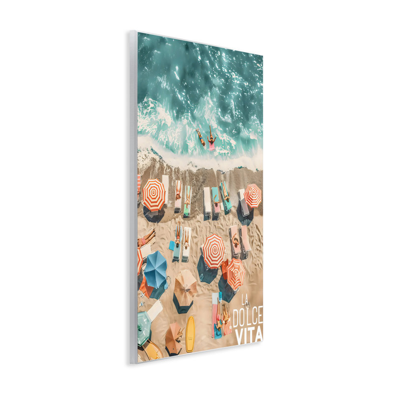 Plaque murale La Dolce Vita, par LSR Design Studio, H 15 po x l 10 po