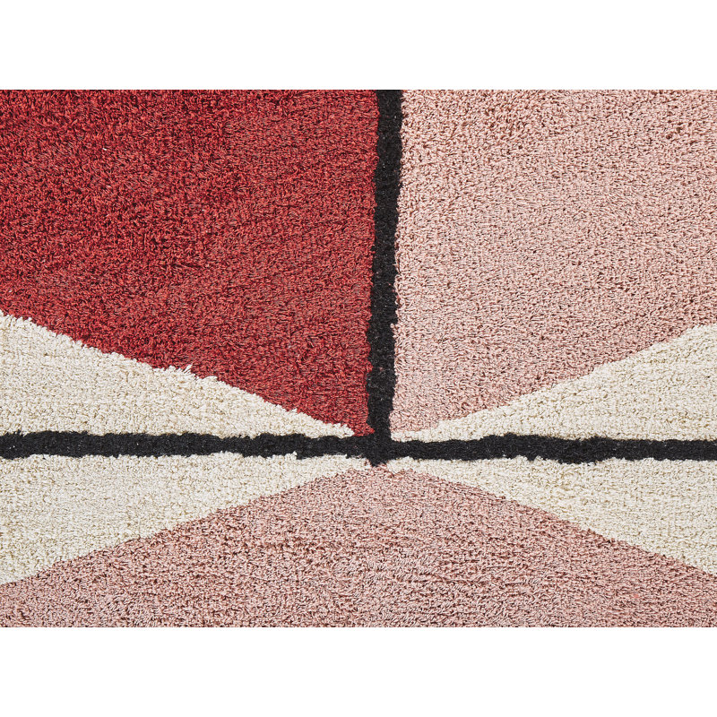 Kylemore Geometric Cotton Area Rug, Rectangle 160cm x 230cm
