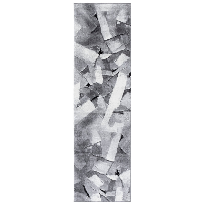 Gilmar 6937 Area Rug In Ivory / Grey, Runner 2'3" x 8'