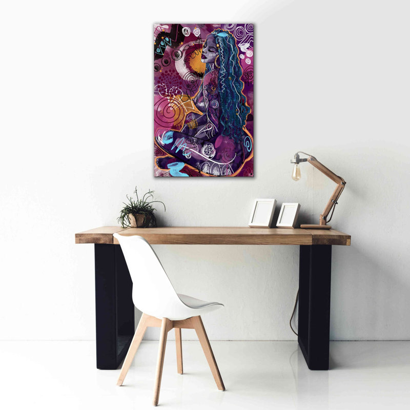 «Tahiya» par Justin Copeland, impression sur toile, H 40 po x l 26 po x P 1,5 po