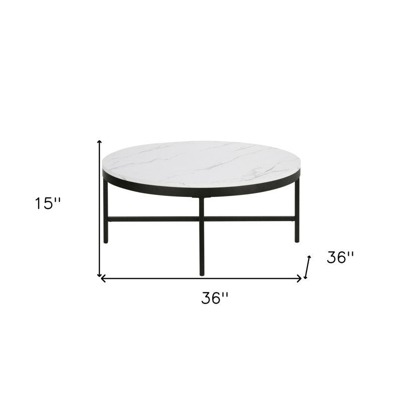 Table basse Kymorah, Noir