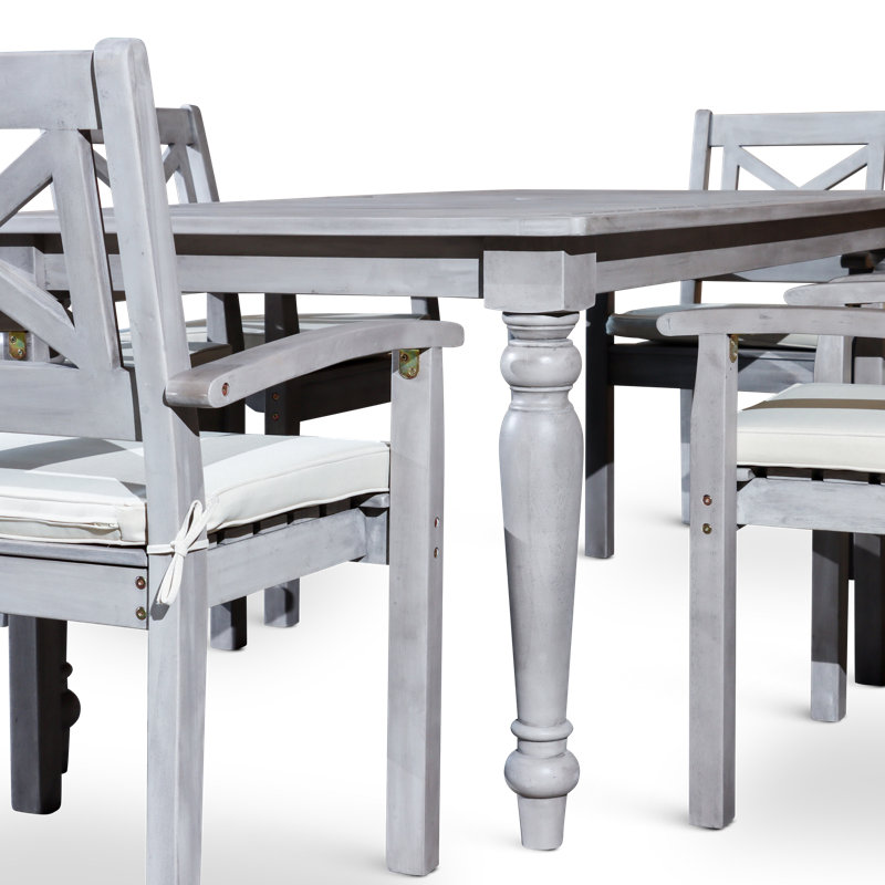 6 - Person Patio Dining Set with Rectangular Table