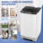 2.8 Cu. Ft. High Efficiency Portable Washer Space-saving Washing Machine With Stainless Steel Washer Drum, Child Safety Lock-113713581