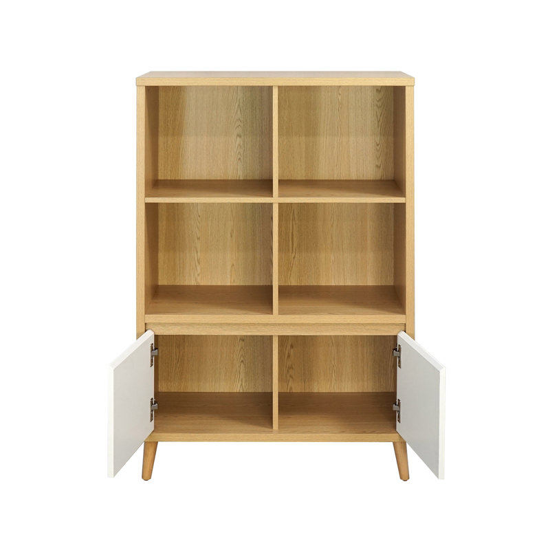 Wonder 2-Shelf Bookcase with Doors