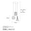 Luminaire suspendu grappe 3 lumières Hughley-1482144603