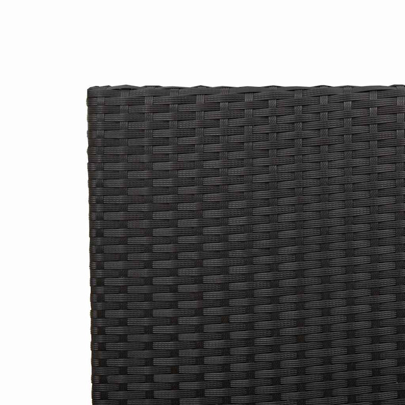 Patio Dining Armchair, Black