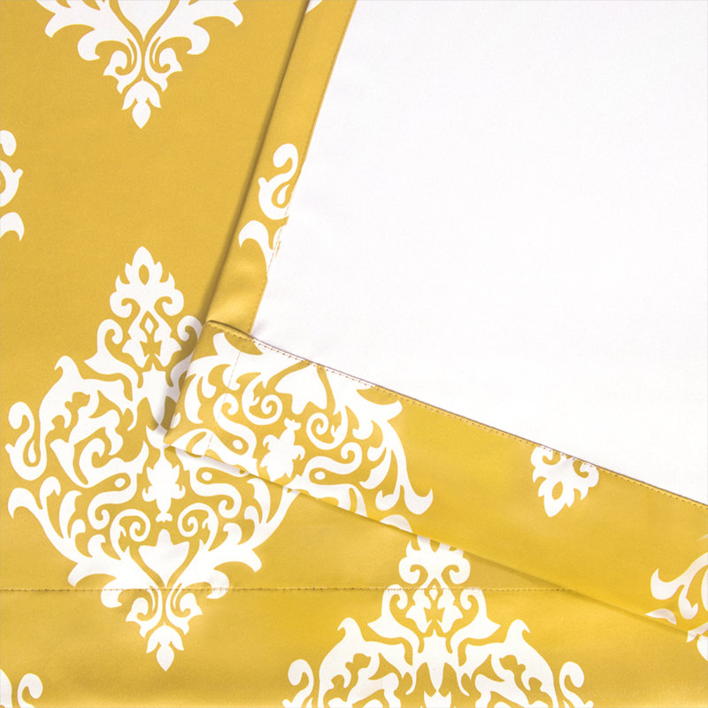 Emma-Anne Room Darkening Curtain Pair, 52"W x 84"L, Sundress